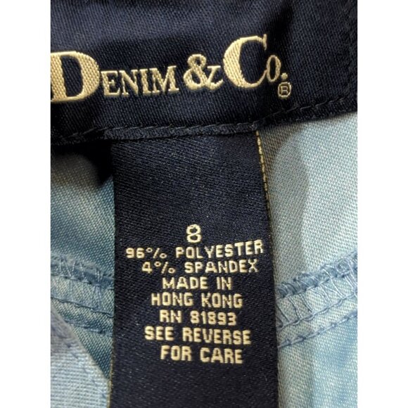 Vintage Denim & Co. sz. 8 womens 5 pocket Pants Stretch Travel 28 waist NEW QVC - Picture 4 of 6